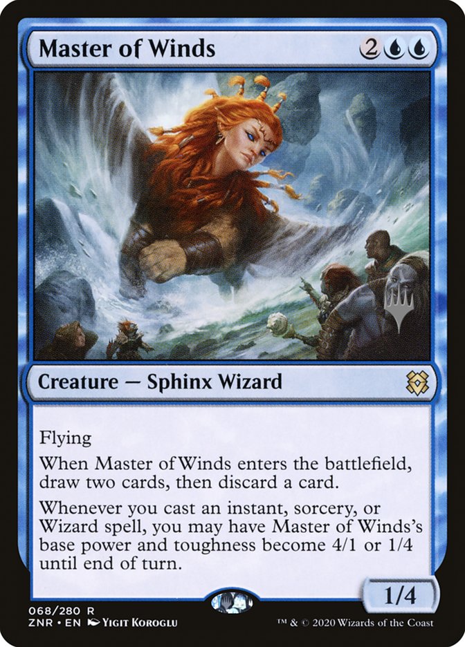 Master of Winds (Promo Pack) [Zendikar Rising Promos] | Card Citadel