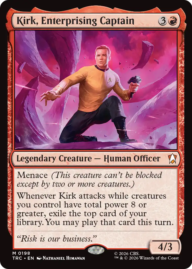 Kirk, Enterprising Captain [Star Trek Commander] | Card Citadel