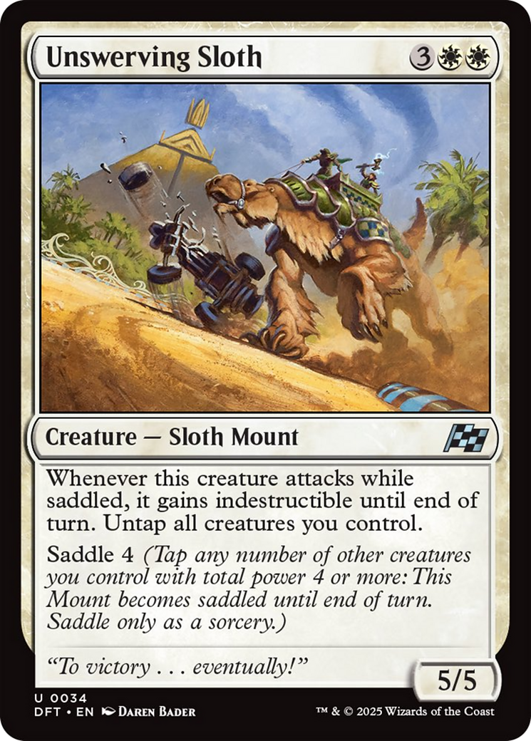 Unswerving Sloth [Aetherdrift] | Card Citadel