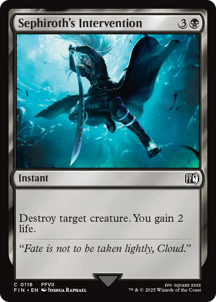 Sephiroth's Intervention [FINAL FANTASY] | Card Citadel