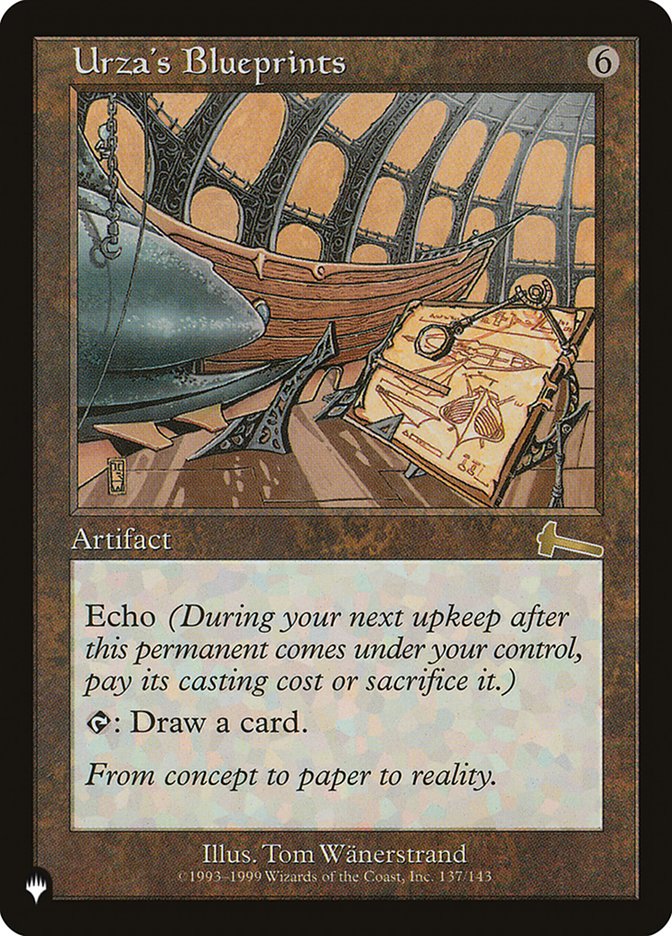 Urza's Blueprints [The List] | Card Citadel