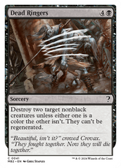 Dead Ringers (White Border) [Mystery Booster 2] | Card Citadel