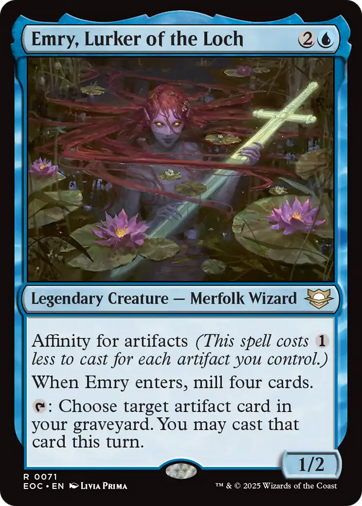 Emry, Lurker of the Loch [Edge of Eternities Commander] | Card Citadel