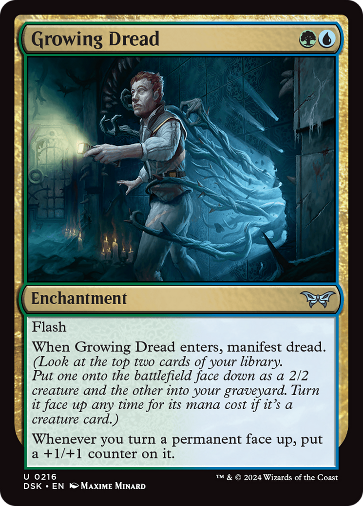 Growing Dread [Duskmourn: House of Horror] | Card Citadel