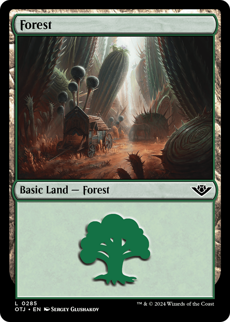 Forest (0285) [Outlaws of Thunder Junction] | Card Citadel