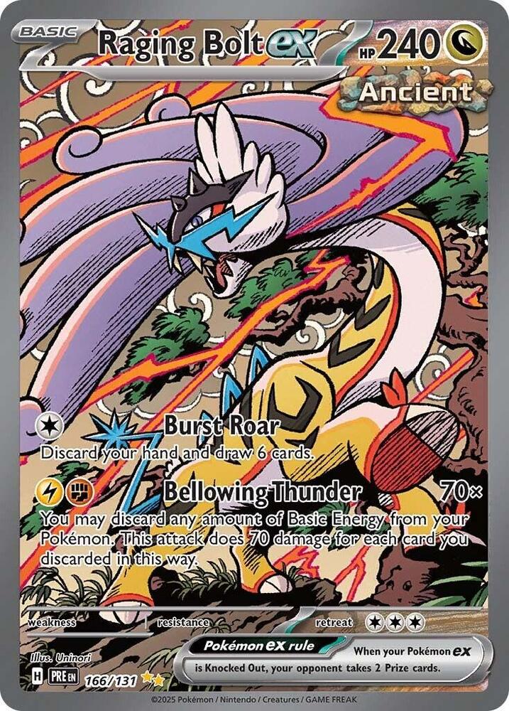 Raging Bolt ex (166/131) [Scarlet & Violet: Prismatic Evolutions] | Card Citadel