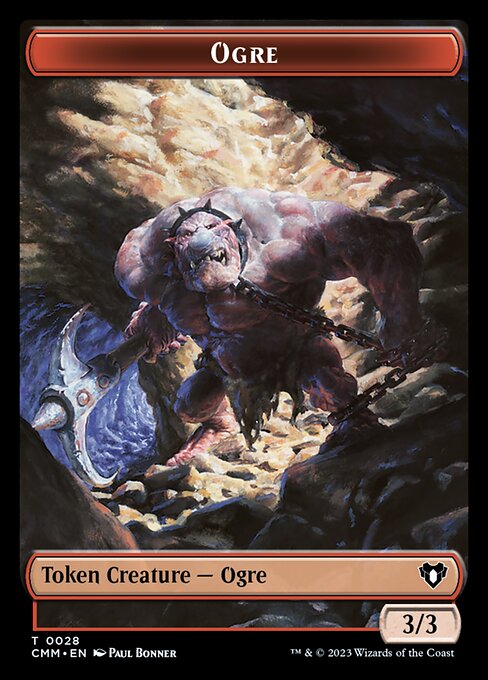 Eldrazi Spawn // Ogre Double-Sided Token [Commander Masters Tokens] | Card Citadel