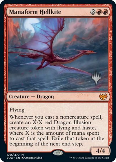 Manaform Hellkite (Promo Pack) [Innistrad: Crimson Vow Promos] | Card Citadel