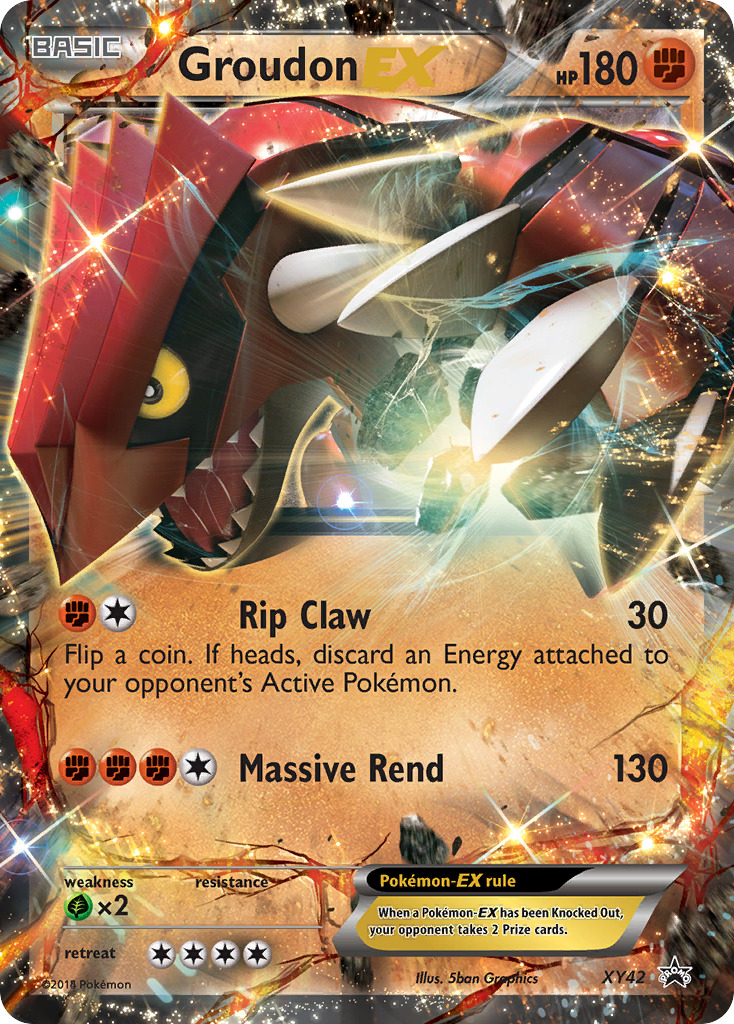 Groudon EX (XY42) [XY: Black Star Promos] | Card Citadel