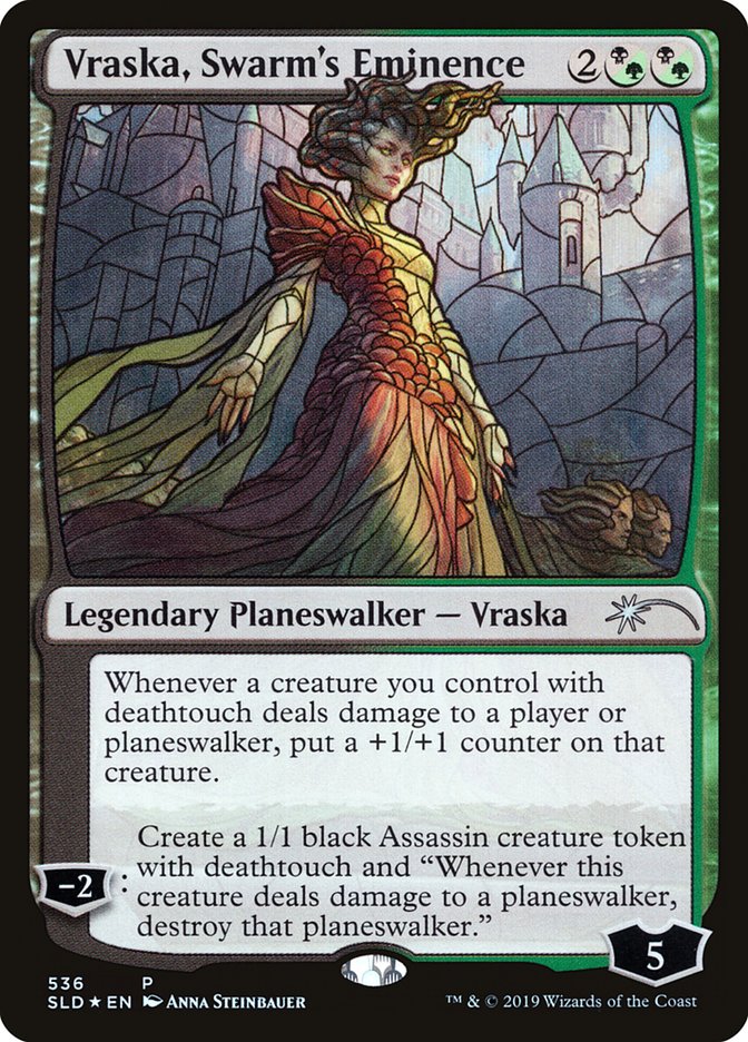 Vraska, Swarm's Eminence (Stained Glass) [Secret Lair Drop Promos] | Card Citadel