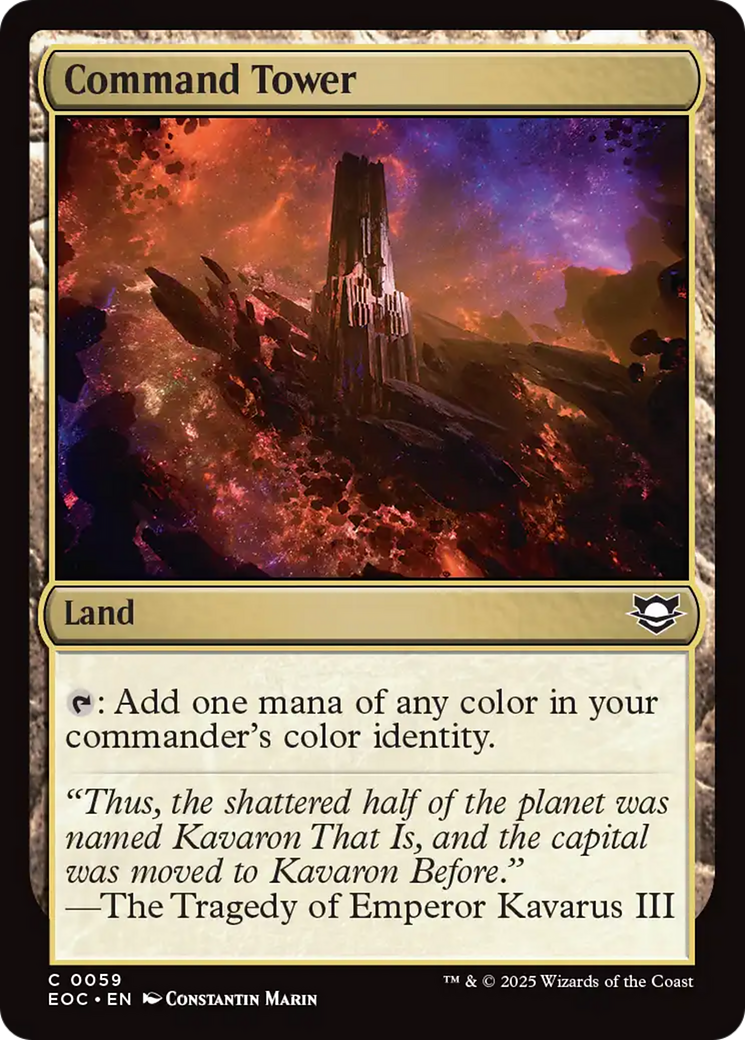 Command Tower [Edge of Eternities Commander] | Card Citadel