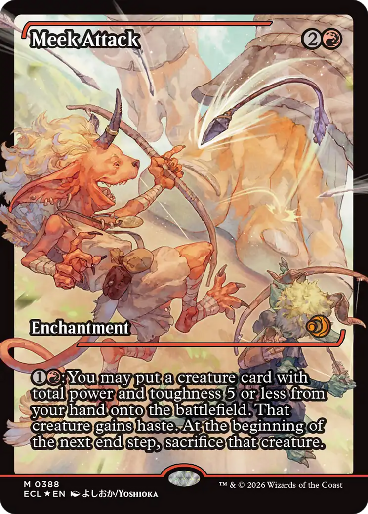 Meek Attack (388) (Showcase) [Lorwyn Eclipsed] | Card Citadel