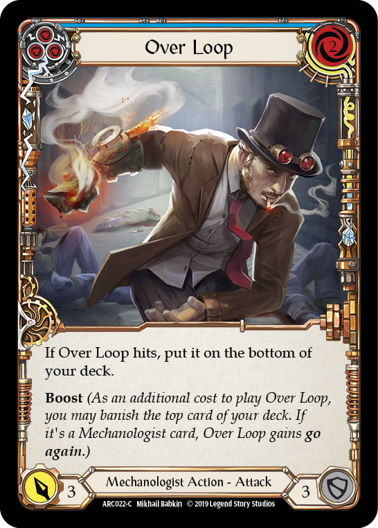 Over Loop (Blue) [ARC022-C] (Arcane Rising)  1st Edition Normal | Card Citadel