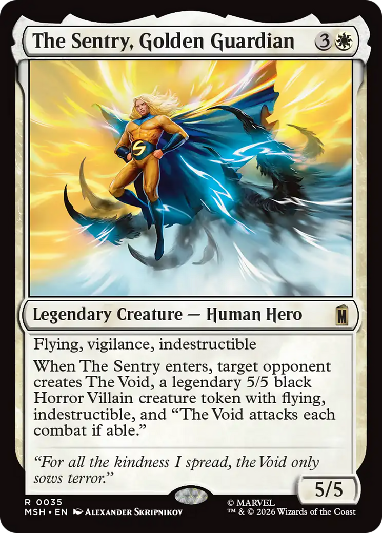 The Sentry, Golden Guardian [Marvel Super Heroes] | Card Citadel