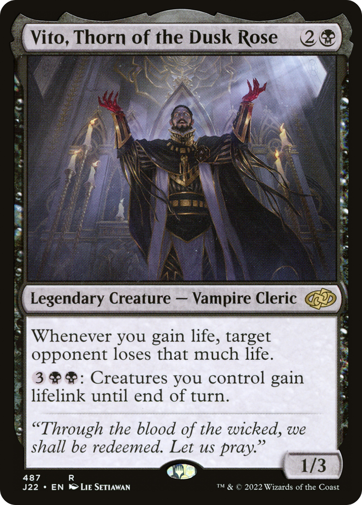 Vito, Thorn of the Dusk Rose [Jumpstart 2022] | Card Citadel