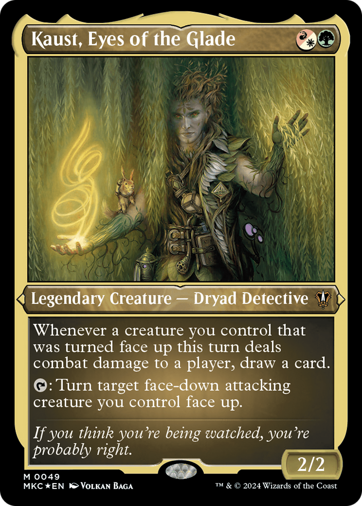 Kaust, Eyes of the Glade (Display Commander) [Murders at Karlov Manor Commander] | Card Citadel