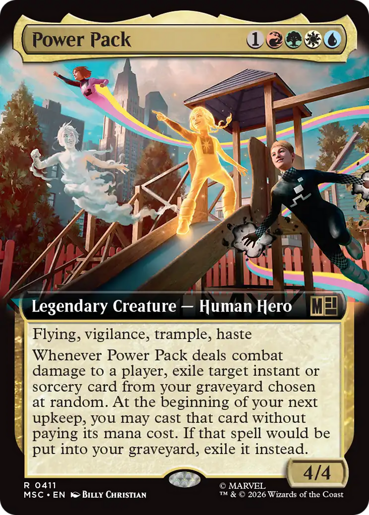 Power Pack (Extended Art) [Marvel Super Heroes Commander] | Card Citadel