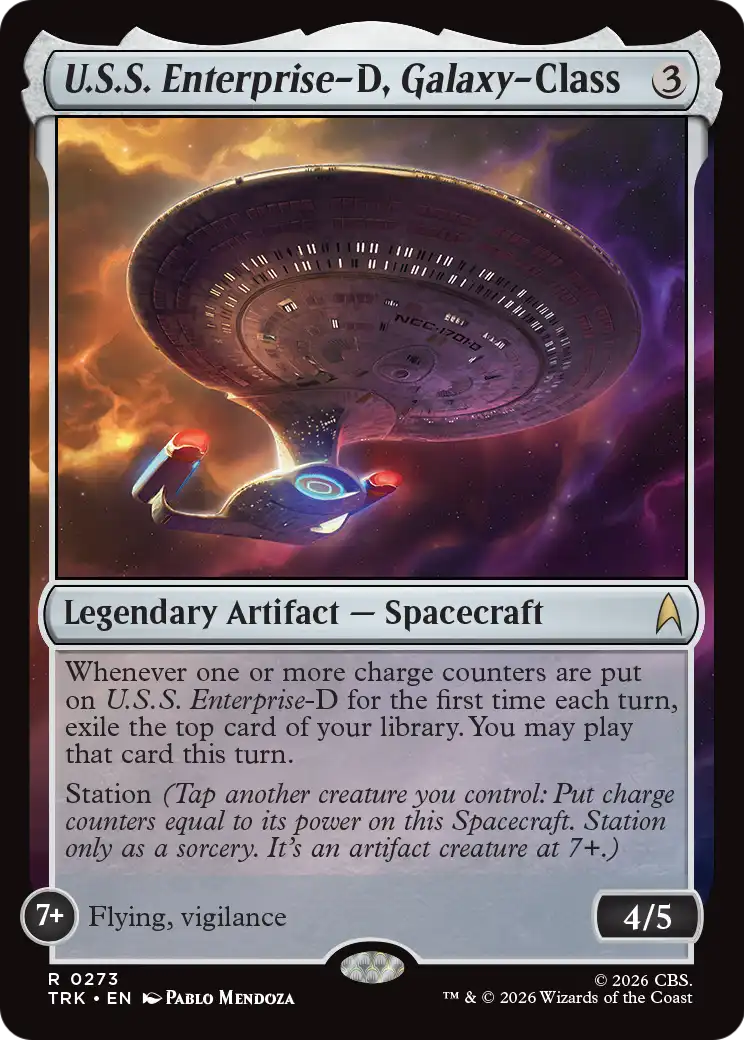 U.S.S. Enterprise-D, Galaxy-Class [Star Trek] | Card Citadel