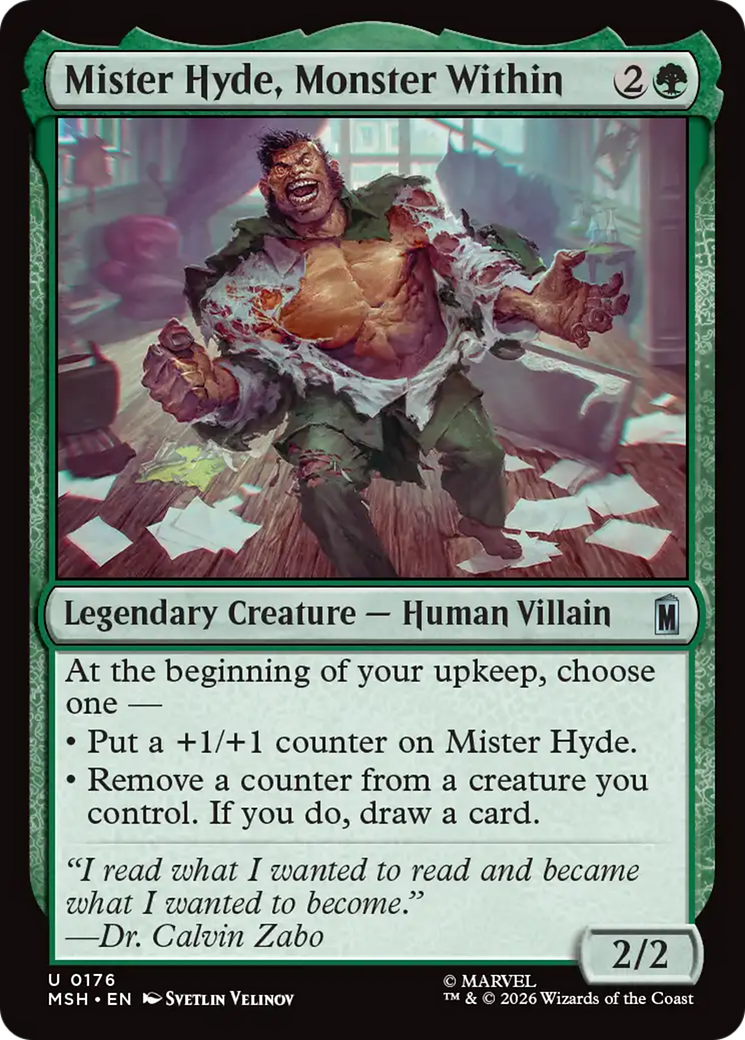 Mister Hyde, Monster Within [Marvel Super Heroes] | Card Citadel