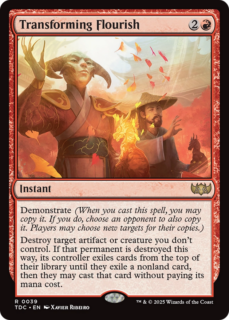 Transforming Flourish [Tarkir: Dragonstorm Commander] | Card Citadel