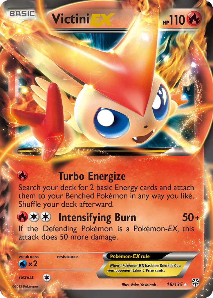 Victini EX (18/135) [Black & White: Plasma Storm] | Card Citadel