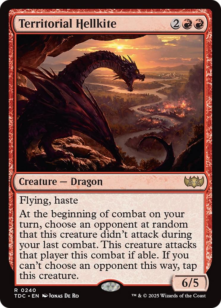 Territorial Hellkite [Tarkir: Dragonstorm Commander] | Card Citadel