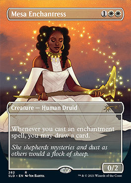 Mesa Enchantress (Borderless) [Secret Lair Drop Series] | Card Citadel