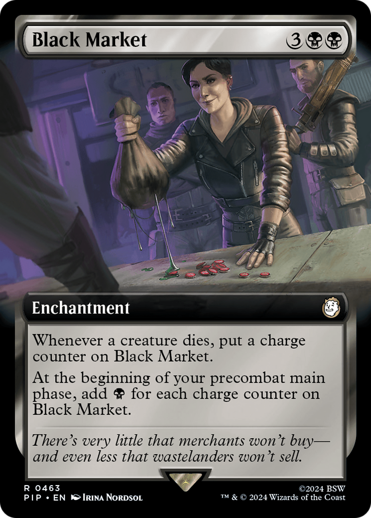 Black Market (Extended Art) [Fallout] | Card Citadel