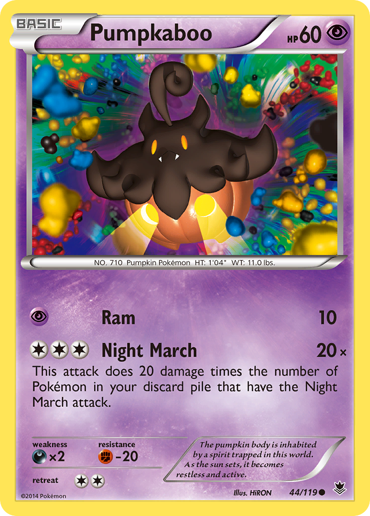 Pumpkaboo (44/119) [XY: Phantom Forces] | Card Citadel