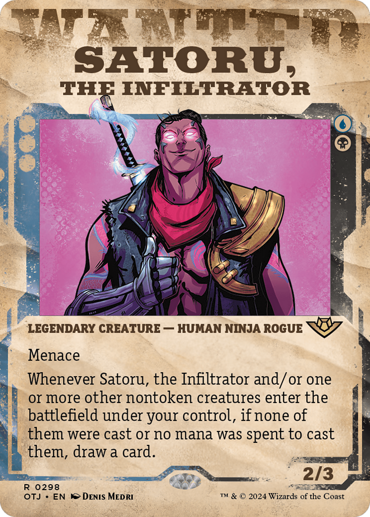 Satoru, the Infiltrator (Showcase) [Outlaws of Thunder Junction] | Card Citadel