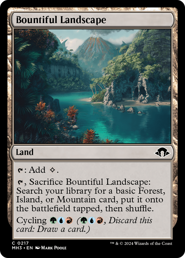 Bountiful Landscape [Modern Horizons 3] | Card Citadel