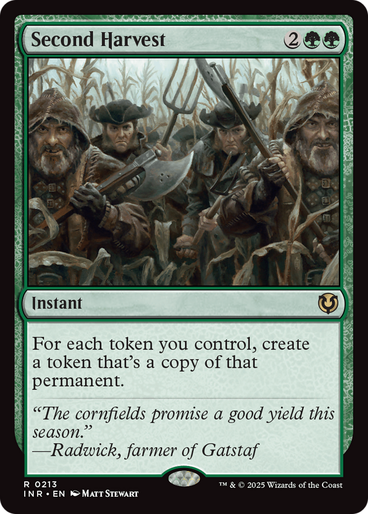 Second Harvest [Innistrad Remastered] | Card Citadel