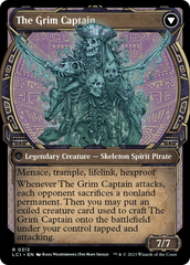 Throne of the Grim Captain // The Grim Captain (Showcase) [The Lost Caverns of Ixalan] | Card Citadel