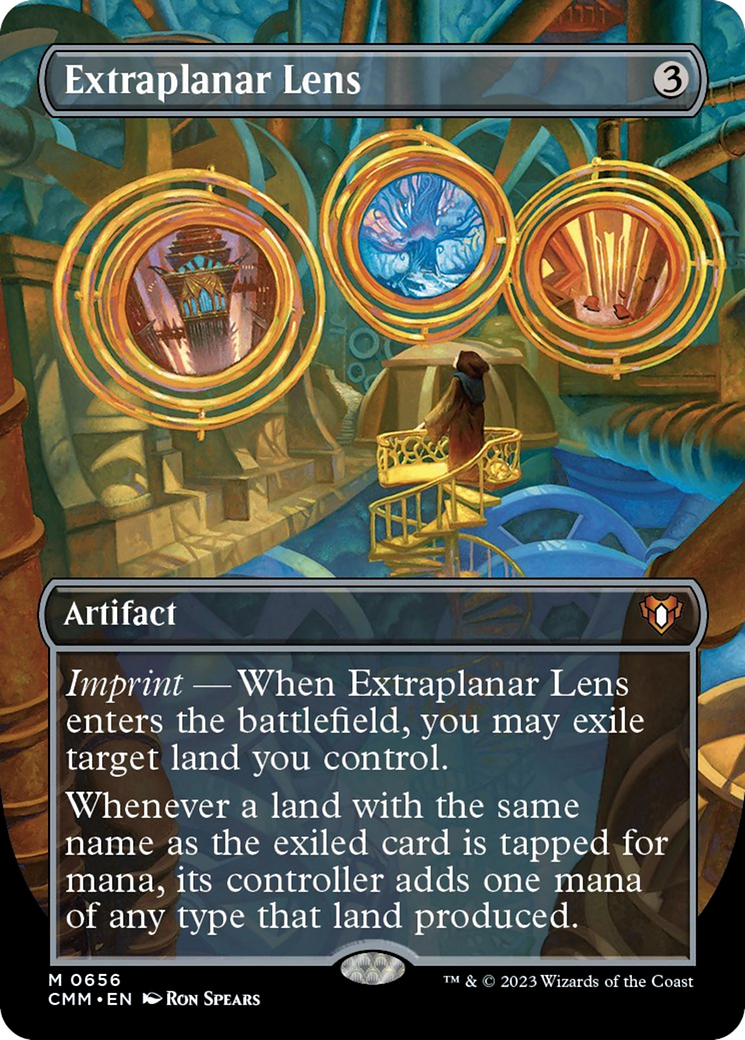Extraplanar Lens (Borderless Alternate Art) [Commander Masters] | Card Citadel