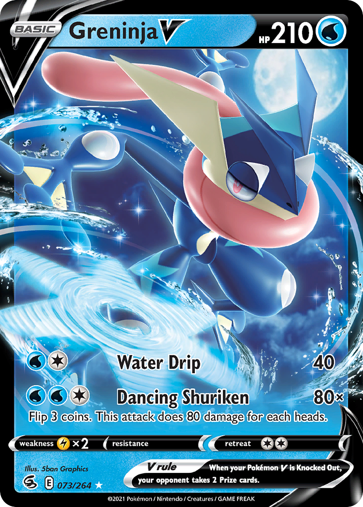 Greninja V (073/264) (Intro Deck) [Sword & Shield: Fusion Strike] | Card Citadel