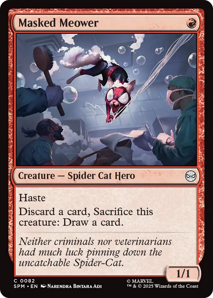 Masked Meower [Marvel's Spider-Man] | Card Citadel