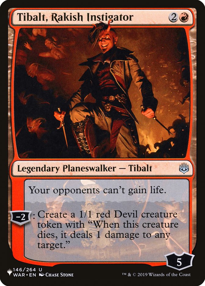 Tibalt, Rakish Instigator [The List] | Card Citadel