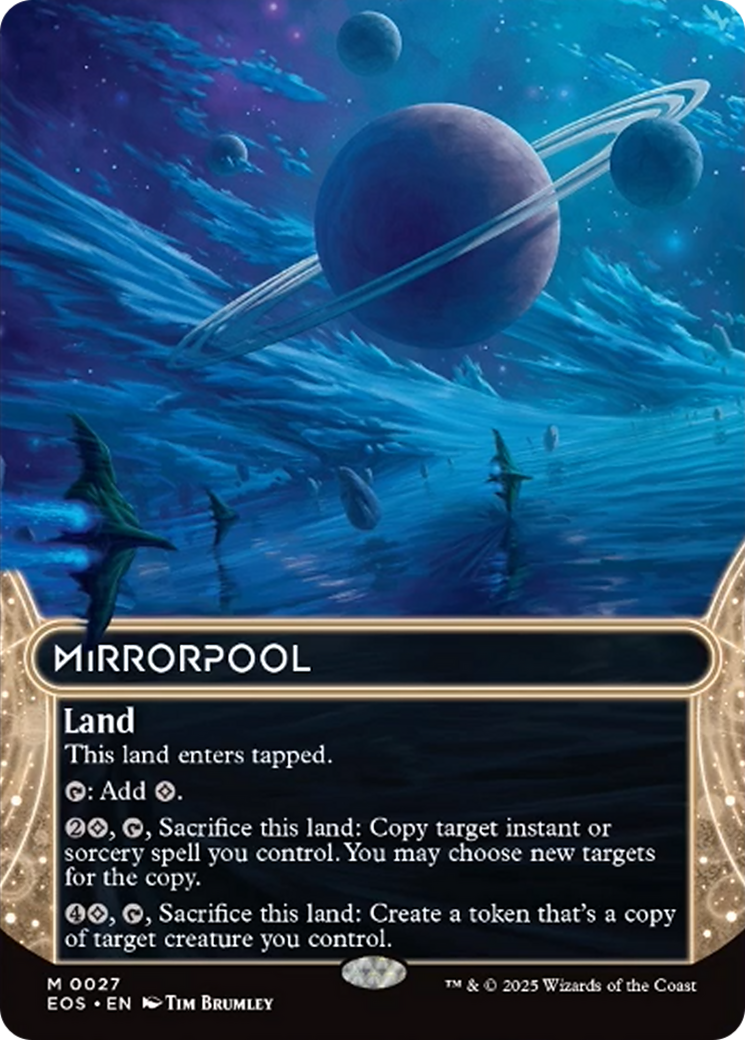Mirrorpool (0027) (Borderless) [Edge of Eternities: Stellar Sights] | Card Citadel