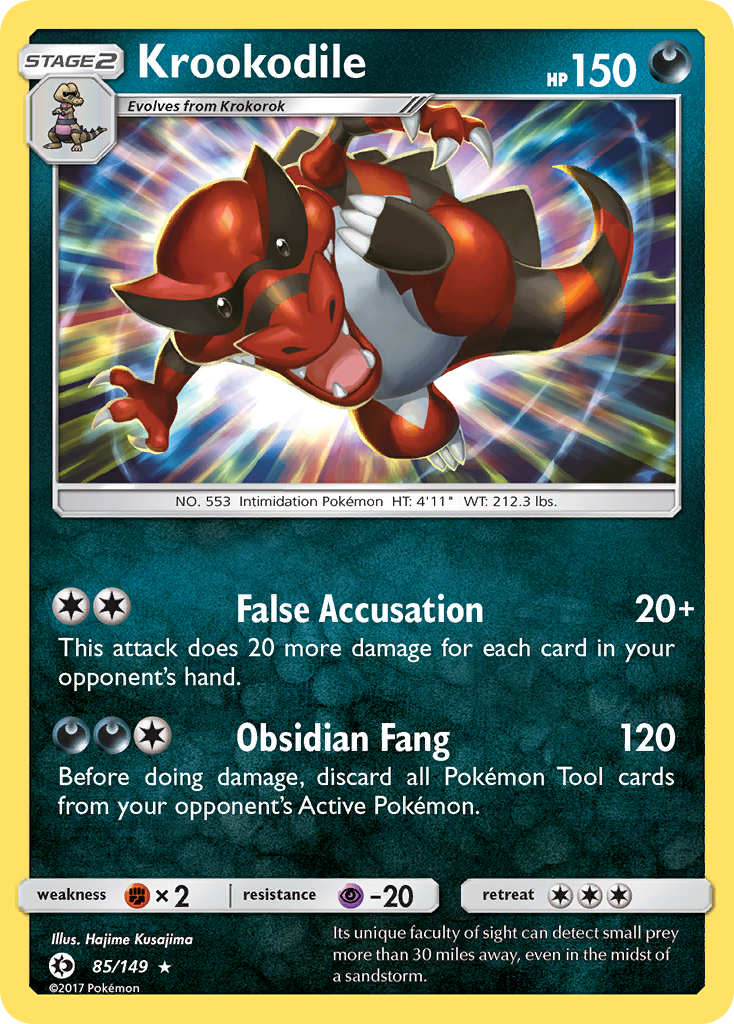 Krookodile (85/149) [Sun & Moon: Base Set] | Card Citadel