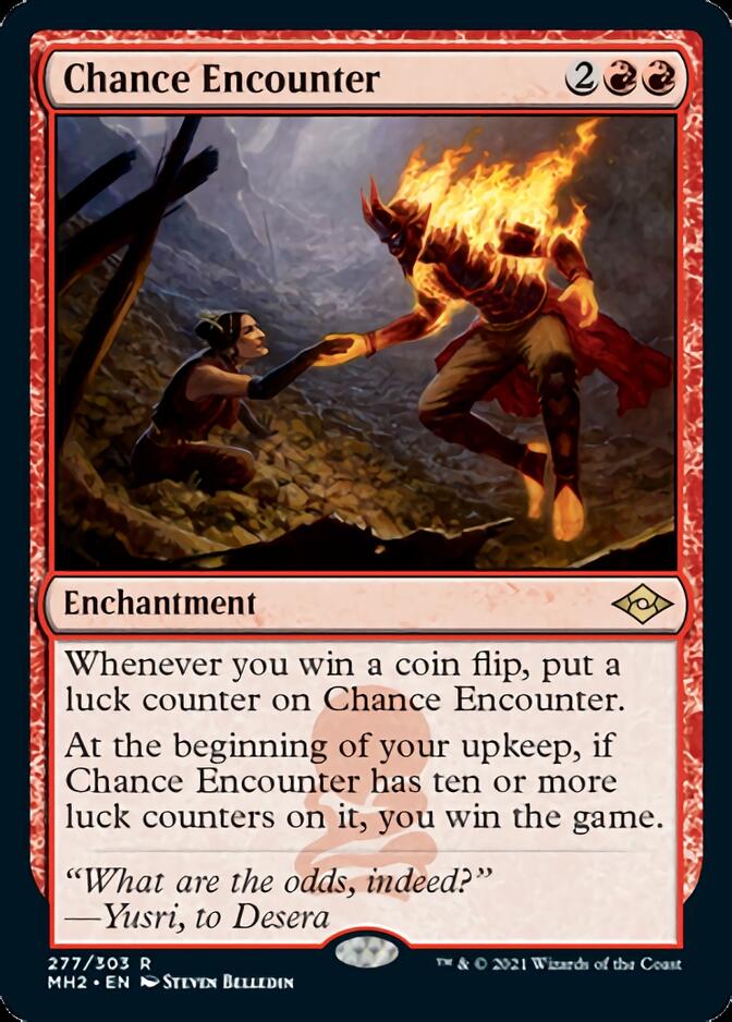 Chance Encounter (Foil Etched) [Modern Horizons] | Card Citadel