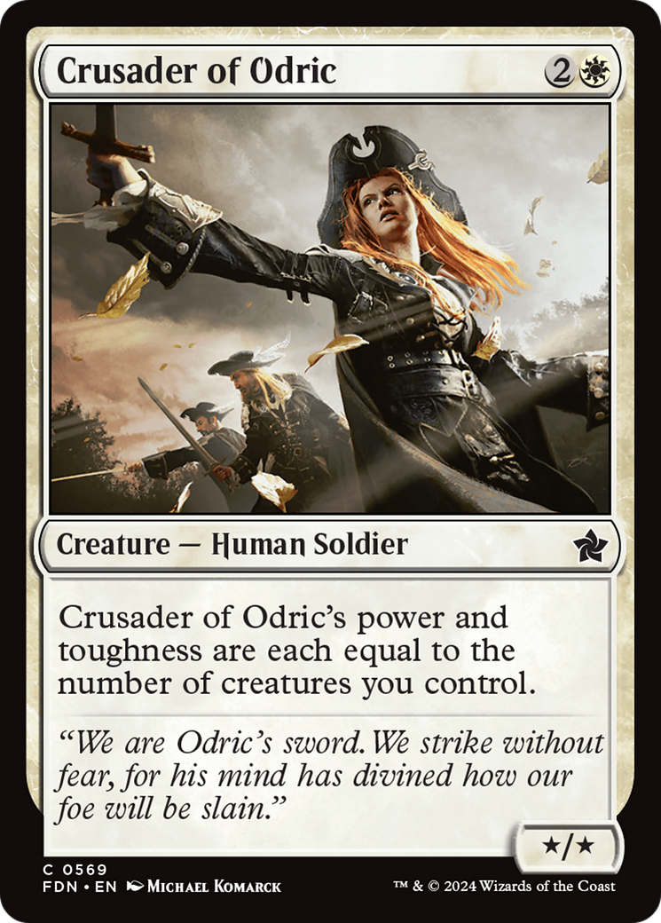 Crusader of Odric [Foundations] | Card Citadel