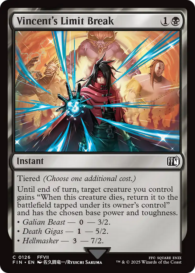 Vincent's Limit Break [FINAL FANTASY] | Card Citadel