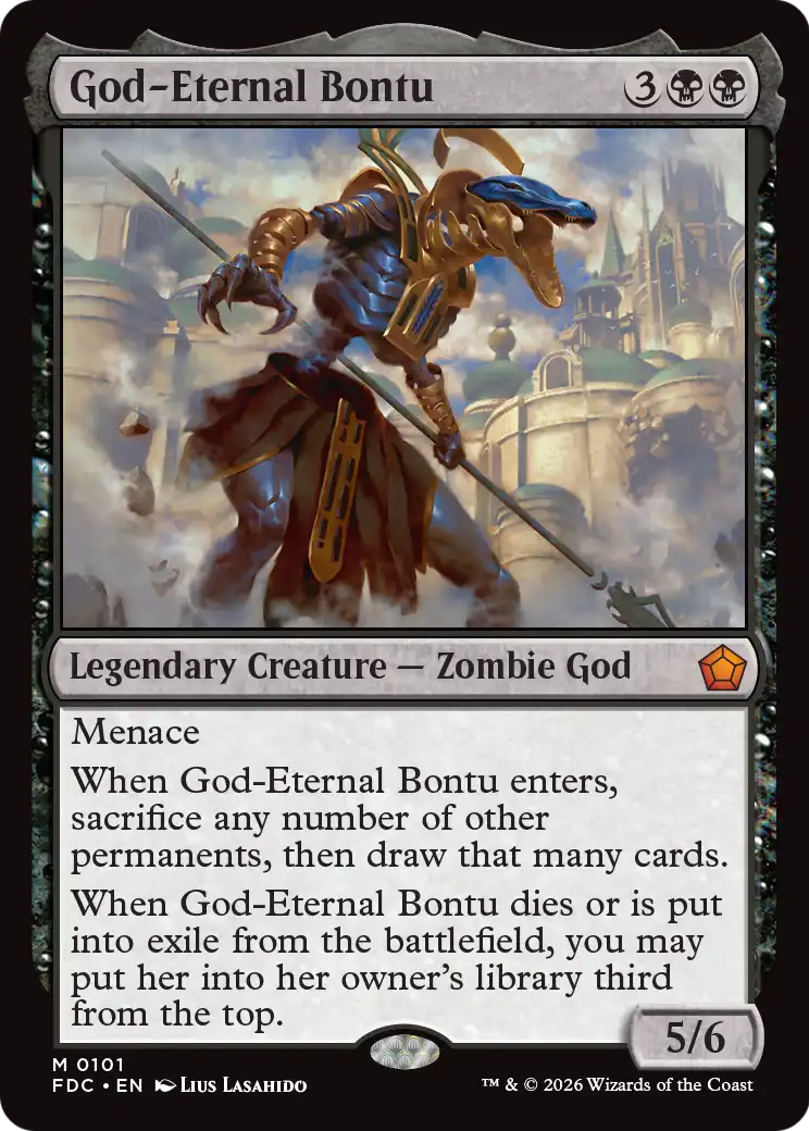 God-Eternal Bontu [Foundations Commander] | Card Citadel