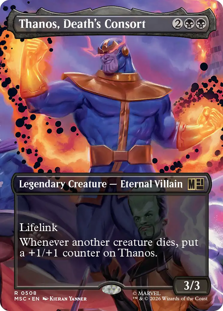 Thanos, Death's Consort (Extended Art) [Marvel Super Heroes Commander] | Card Citadel