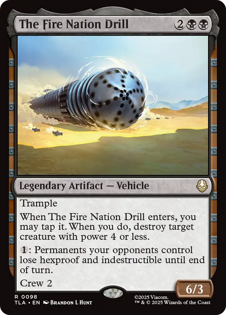 The Fire Nation Drill [Avatar: The Last Airbender] | Card Citadel