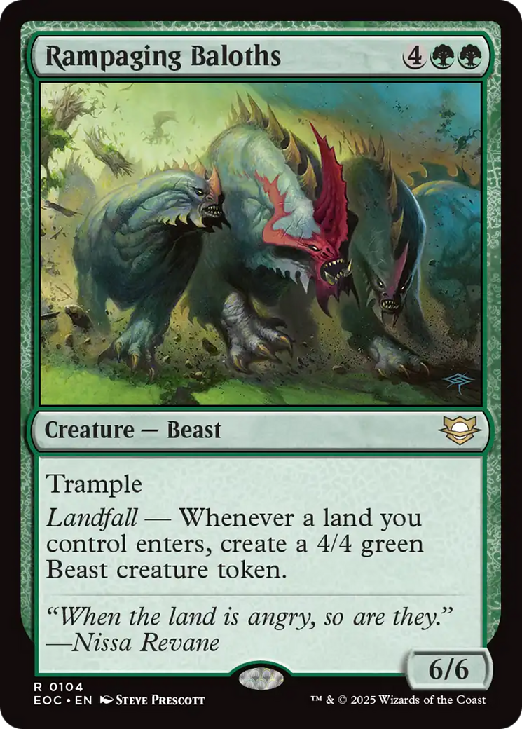 Rampaging Baloths [Edge of Eternities Commander] | Card Citadel