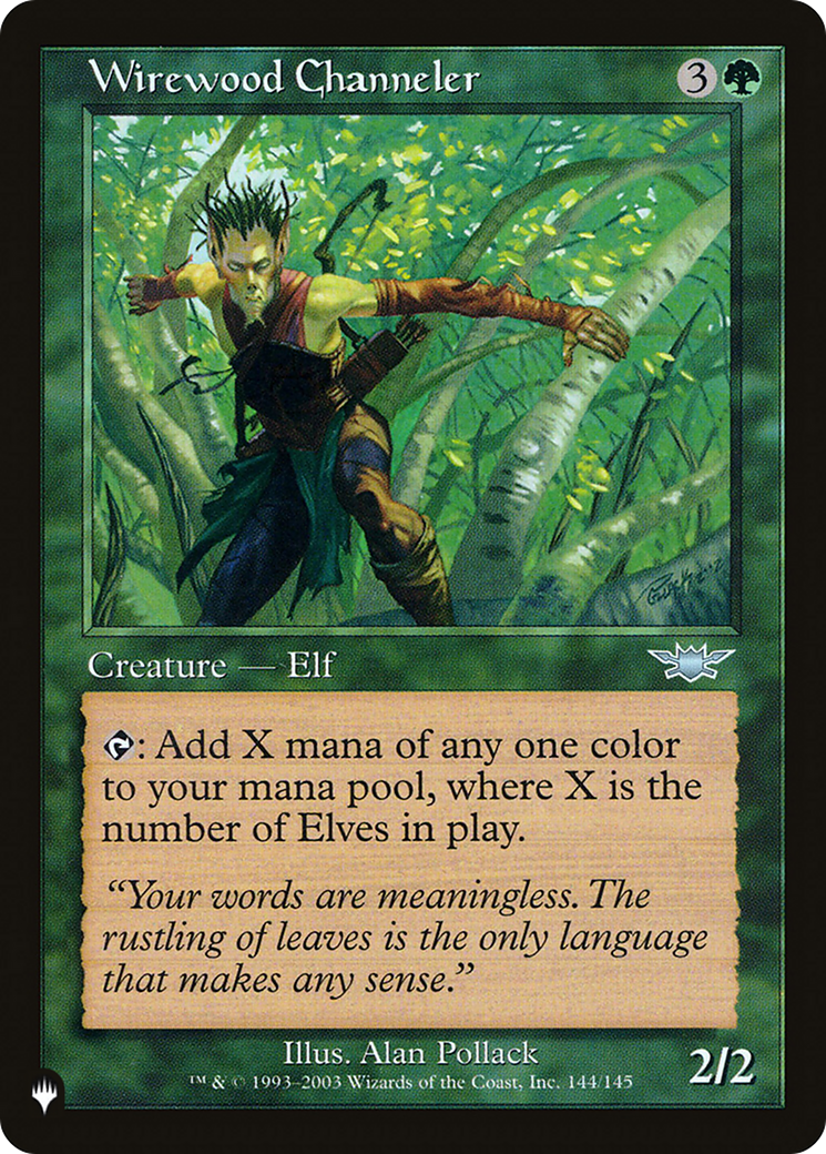 Wirewood Channeler [The List Reprints] | Card Citadel