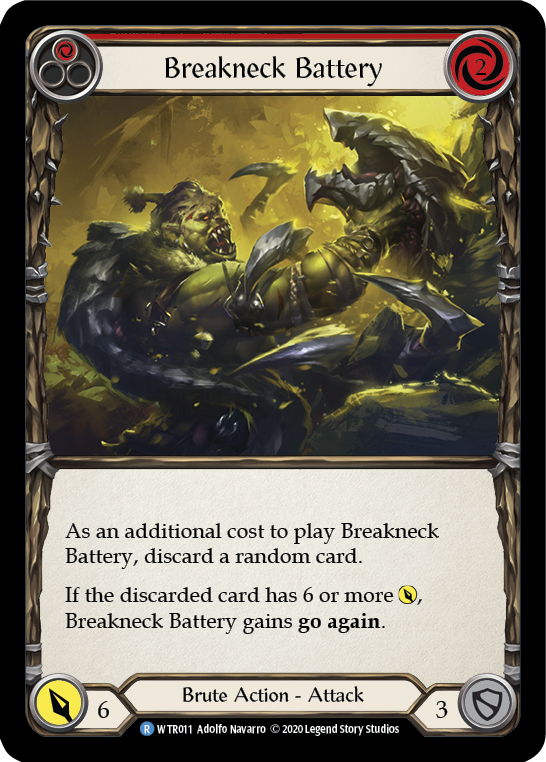 Breakneck Battery (Red) [U-WTR011] (Welcome to Rathe Unlimited)  Unlimited Normal | Card Citadel