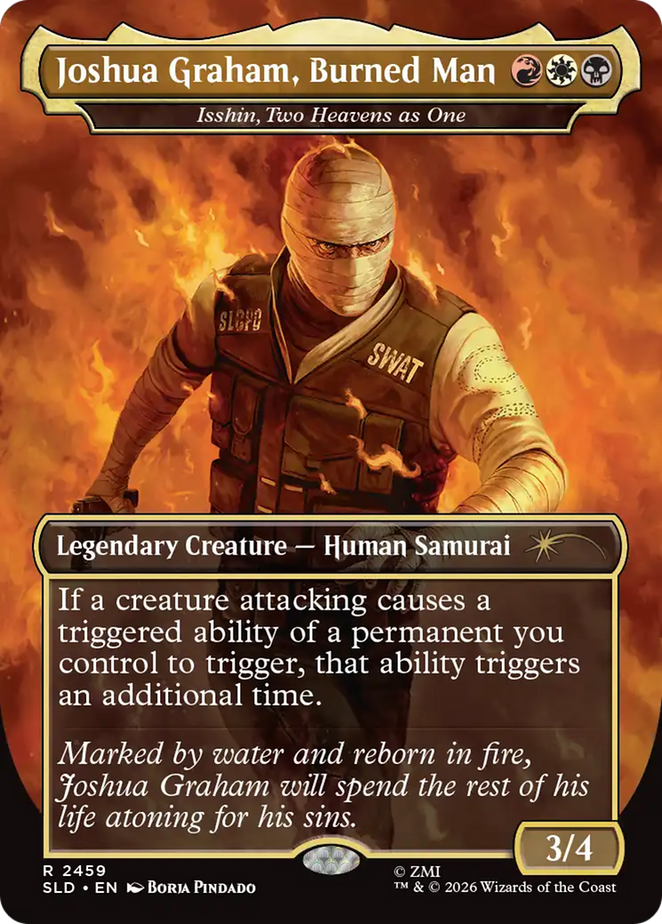 Joshua Graham, Burned Man - Isshin, Two Heavens as One [Secret Lair Drop Series] | Card Citadel
