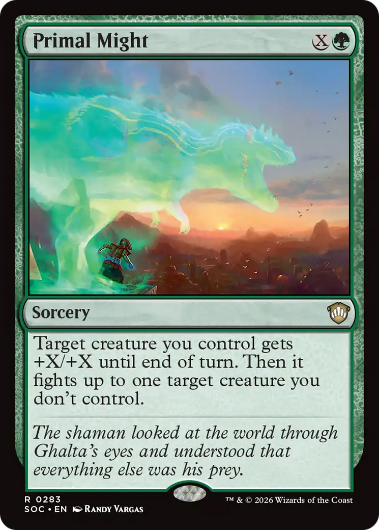 Primal Might [Secrets of Strixhaven Commander] | Card Citadel